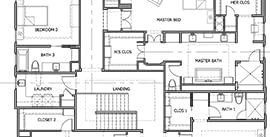 Second Floor Floorplan for 3141 Stanford Ave., Dallas TX